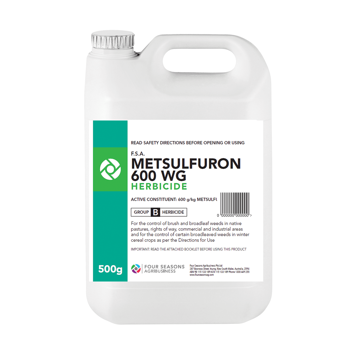 F S A Metsulfuron 600 WDG Herbicide Four Seasons Agribusiness