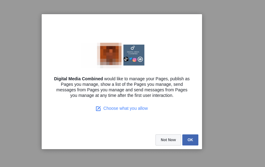 Facebook Permssion Request