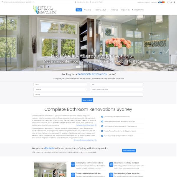 Complete Bathroom Renovations