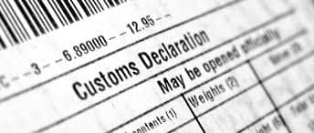 customs declarations