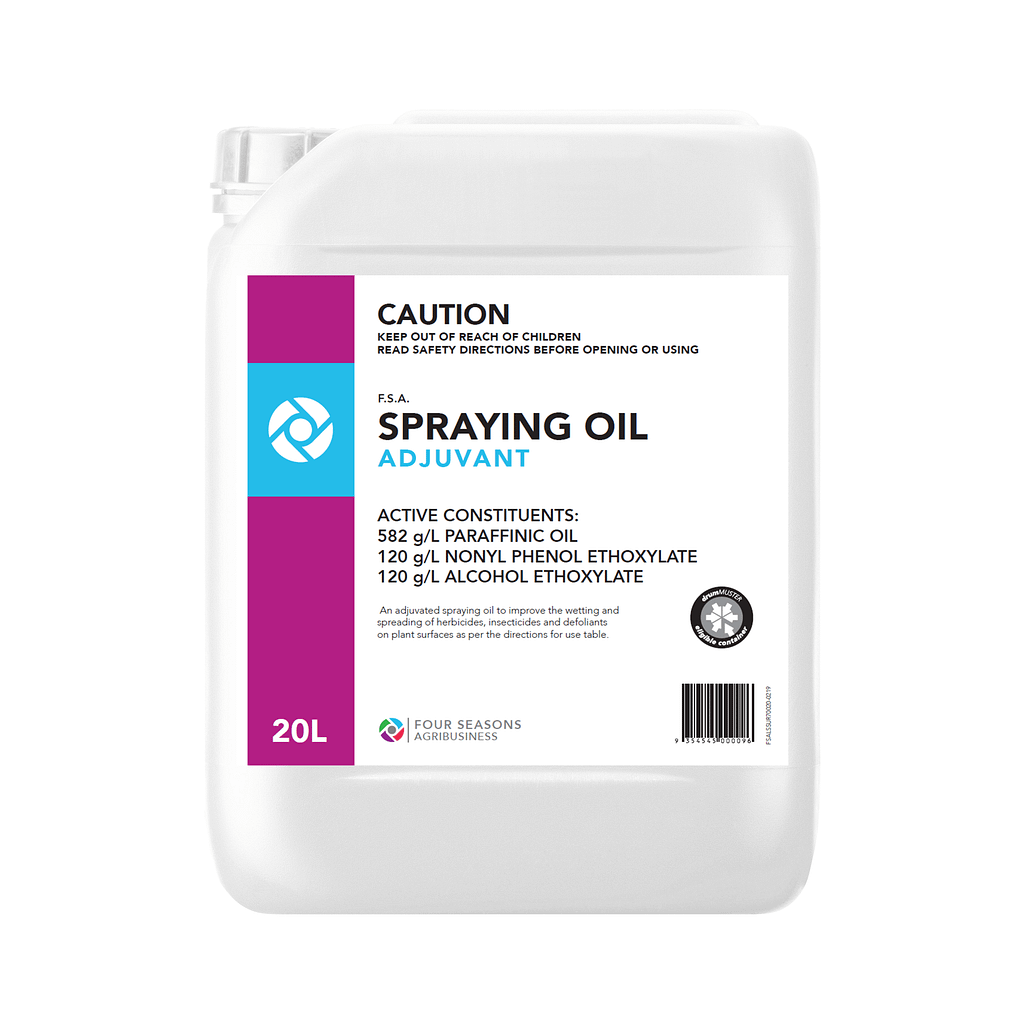 F.S.A. Spraying Oil Adjuvant Four Seasons Agribusiness