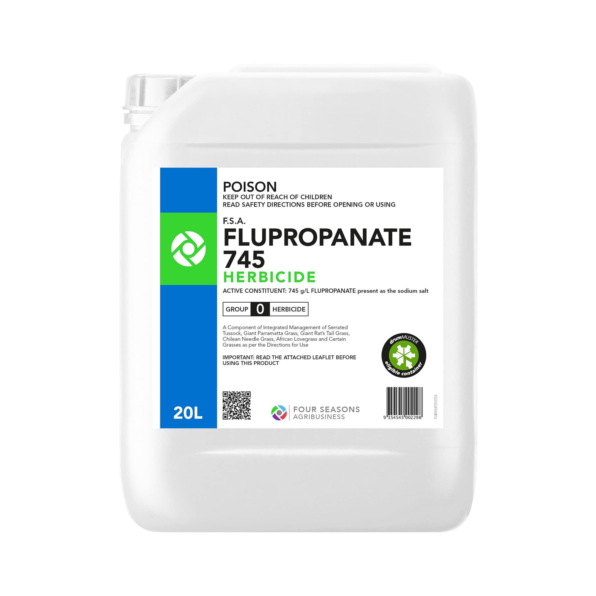 F.S.A. Flupropanate 745 Herbicide