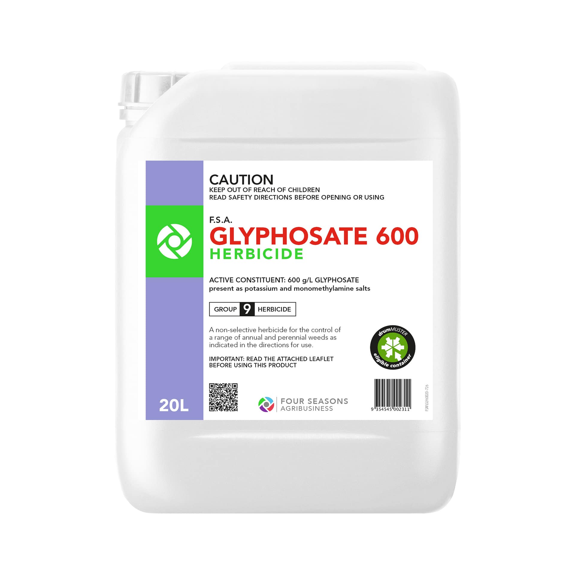 F.S.A. Glyphosate 600 Herbicide